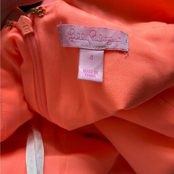 Lilly Pulitzer Vibrant Coral Dress - Picture 1 of 4